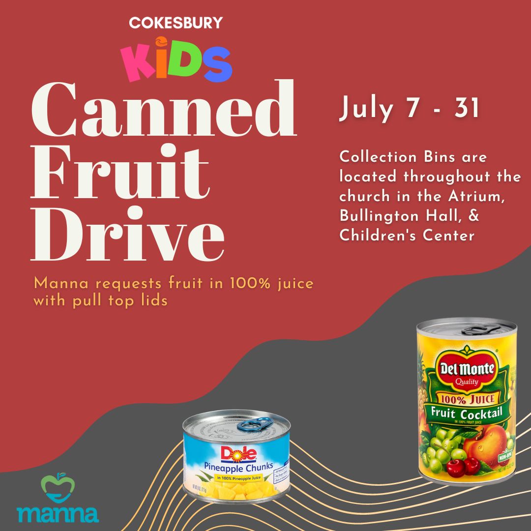 Canned Fruit Drive (11 × 17 in)