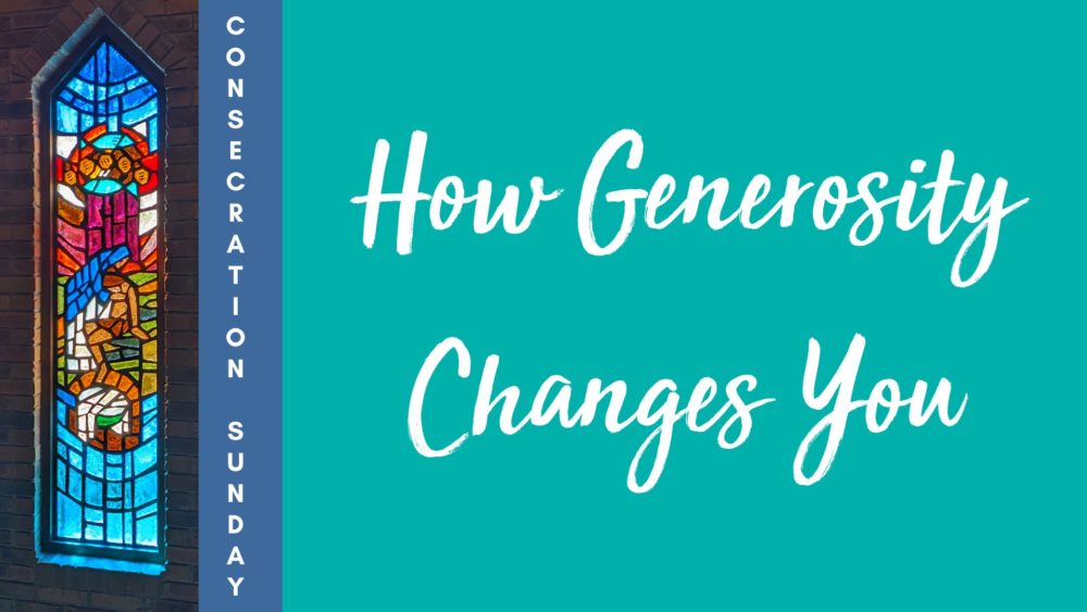 How Generosity Changes You Image